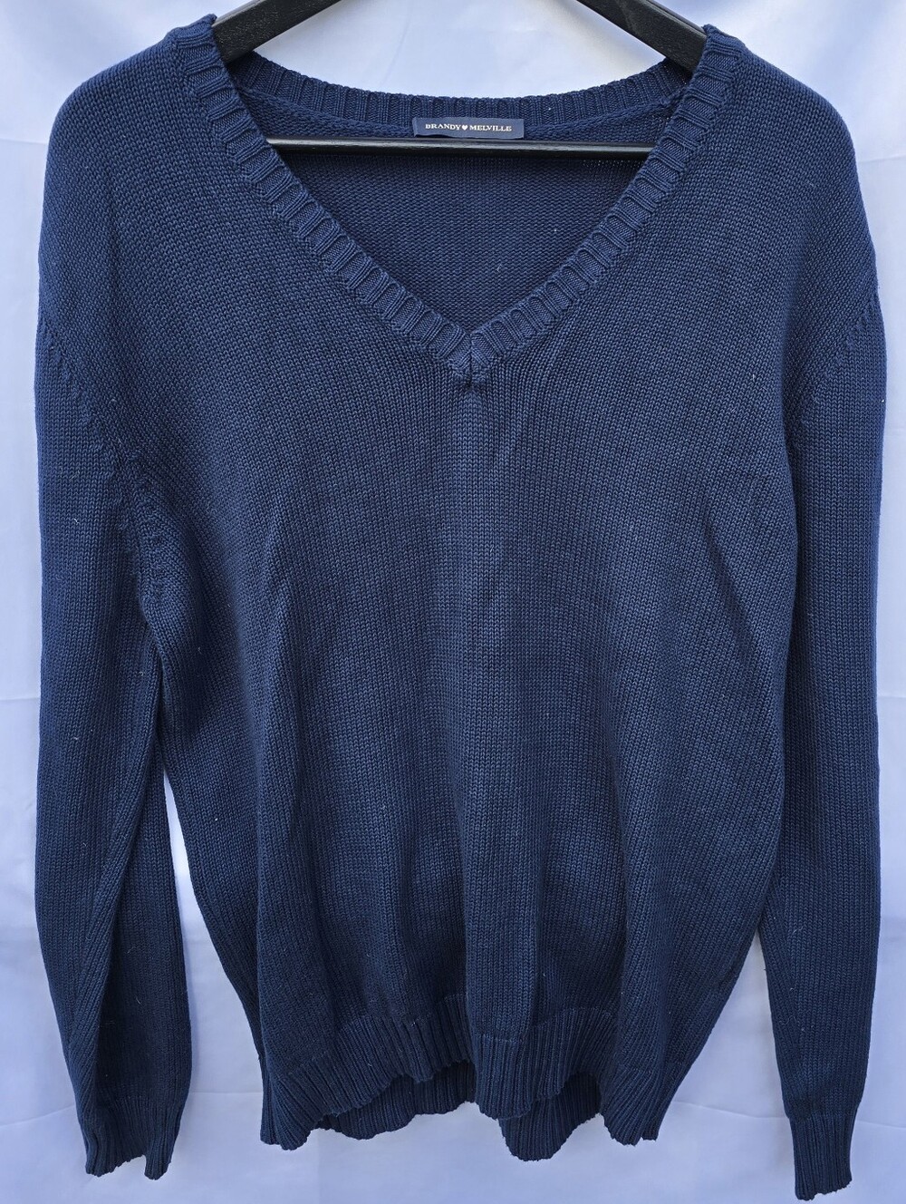 Brandy Melville V-Neck Knit Sweater